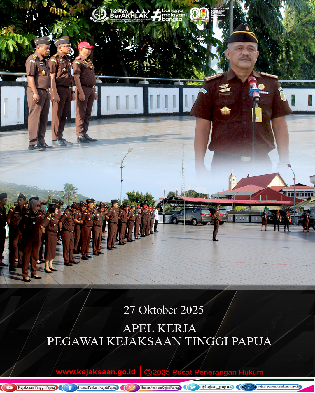 Apel Kerja Pegawai Kejaksaan Tinggi Papua