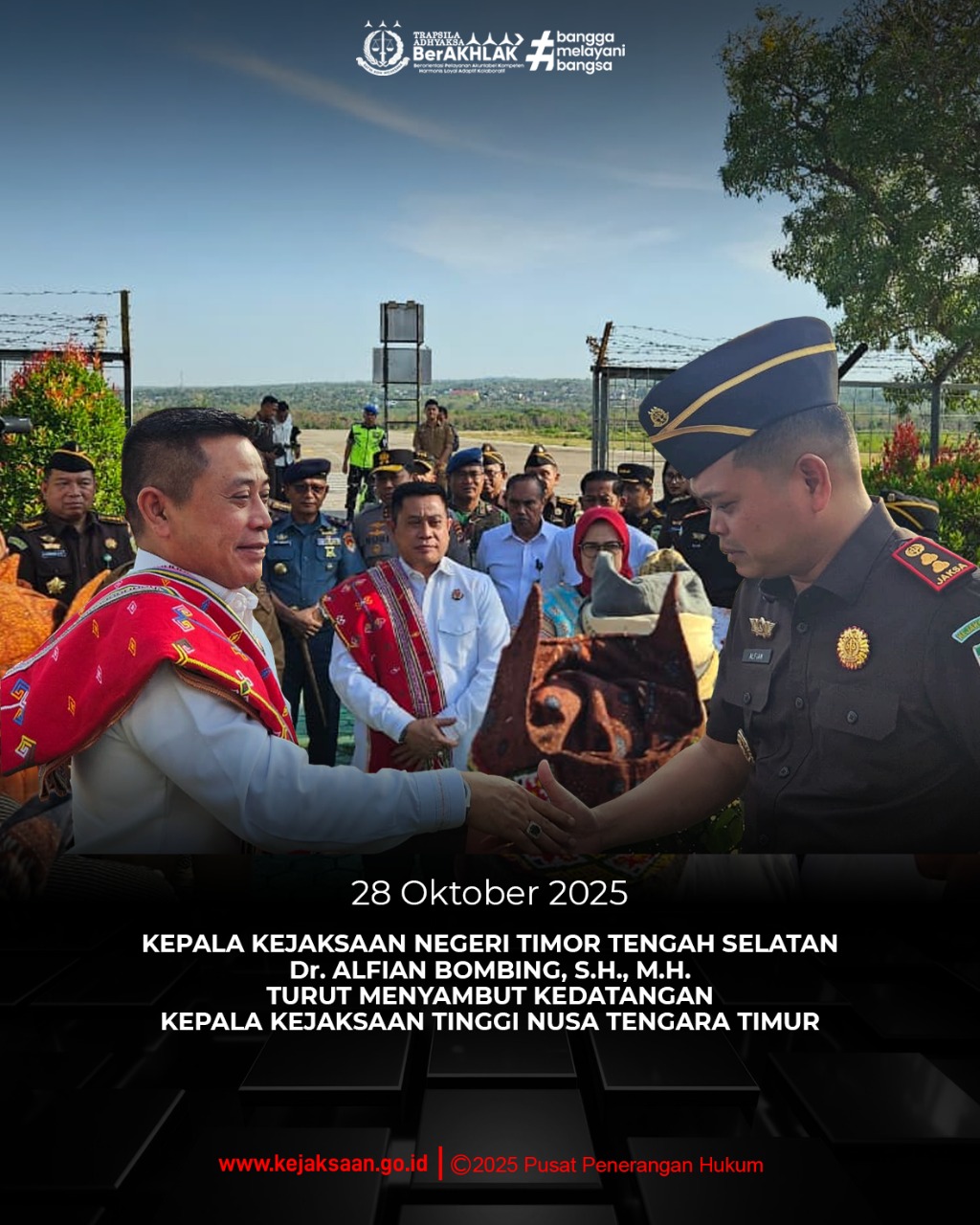 Penyambutan Kajati NTT yang baru