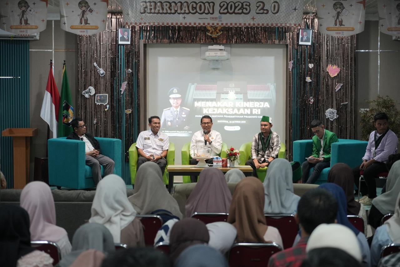 Dialog Kepemudaan di HMI Korkom UMI Kajati Sulsel Tegaskan Kejaksaan Prioritaskan Korupsi Berorientasi Pemulihan Aset