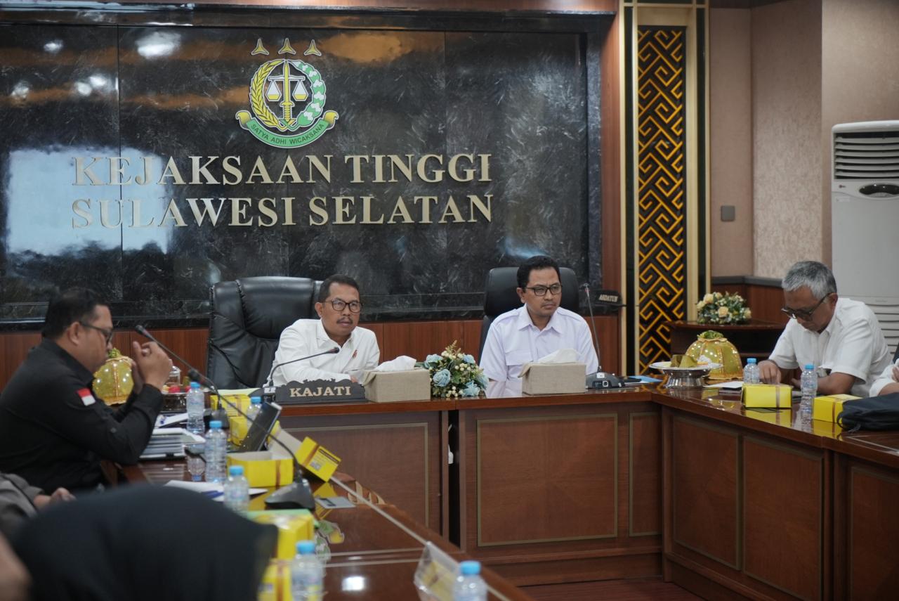 Kajati Sulsel Didik Farkhan Ikuti Entry Meeting dan Pakta Integritas Proyek Strategis Kementerian PU