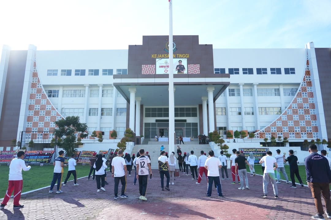 Senam Sehat Kejaksaan Tinggi Sulawwesi Barat