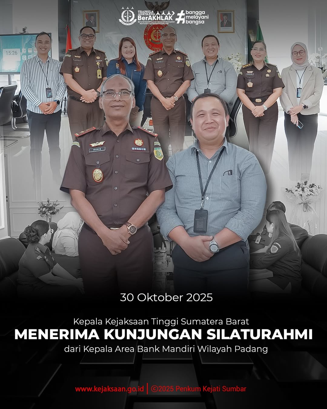 Kunjungan Silaturahmi Kepala Area Bank Mandiri Padang