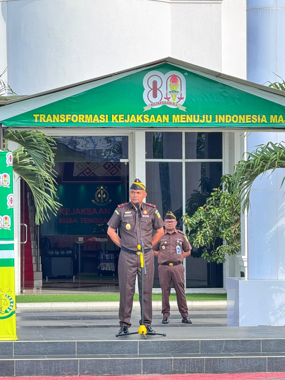 Pimpin Apel Pagi Wakajati NTT Tekankan Kedisiplinan Sebagai Wujud Nyata Profesionalisme dan Integritas