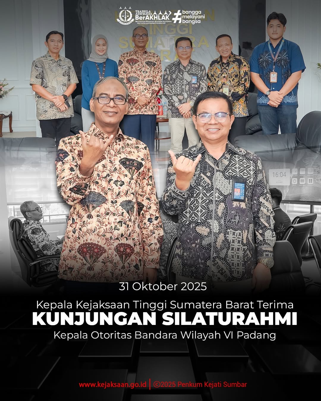 Kunjungan Silaturahmi Kepala Otoritas Bandar Wilayah VI Padang