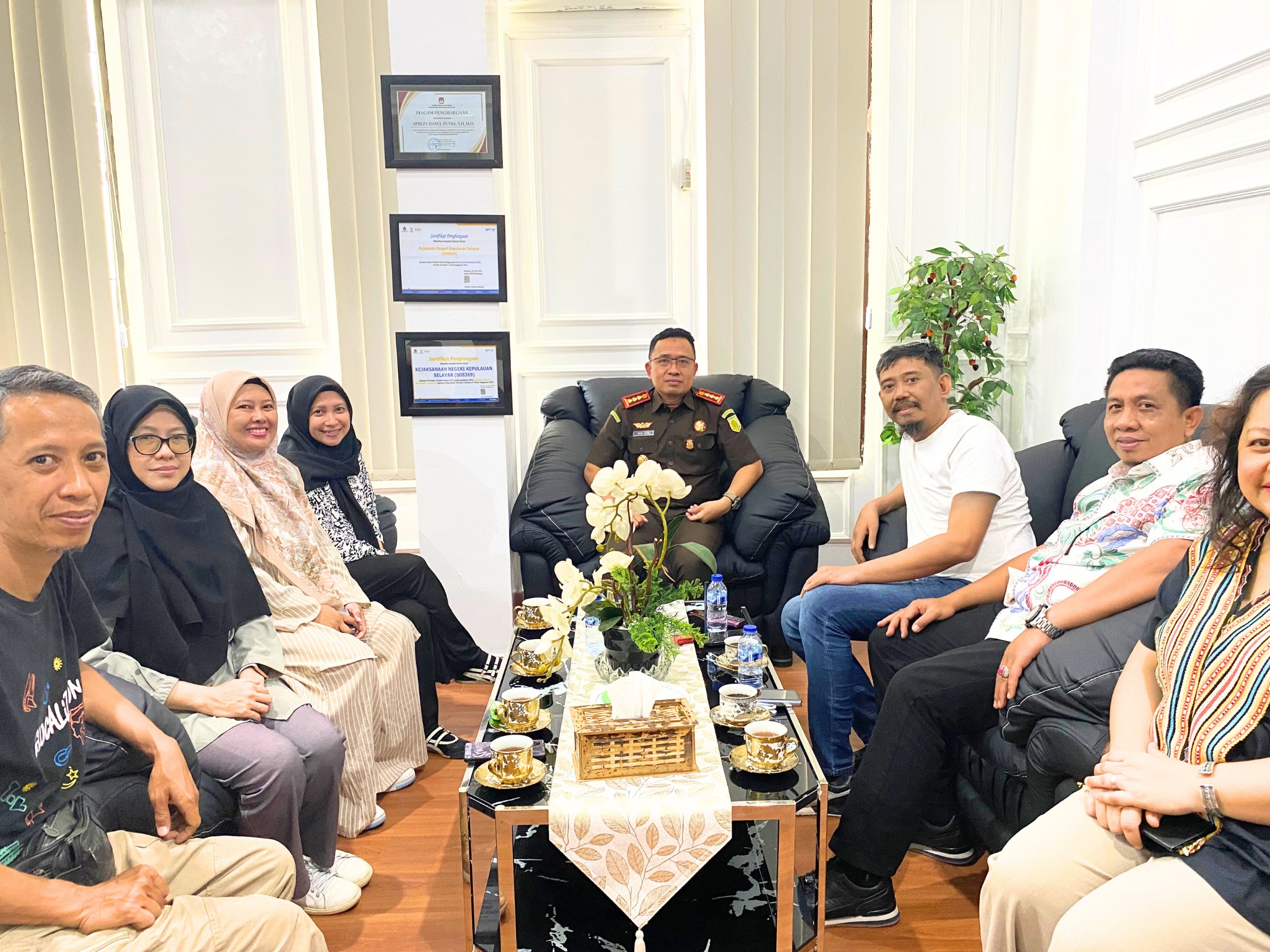 Courtesy Visit Alumni Fakultas Hukum Universitas Hasanuddin Di Kejaksaan Negeri Kepulauan Selayar