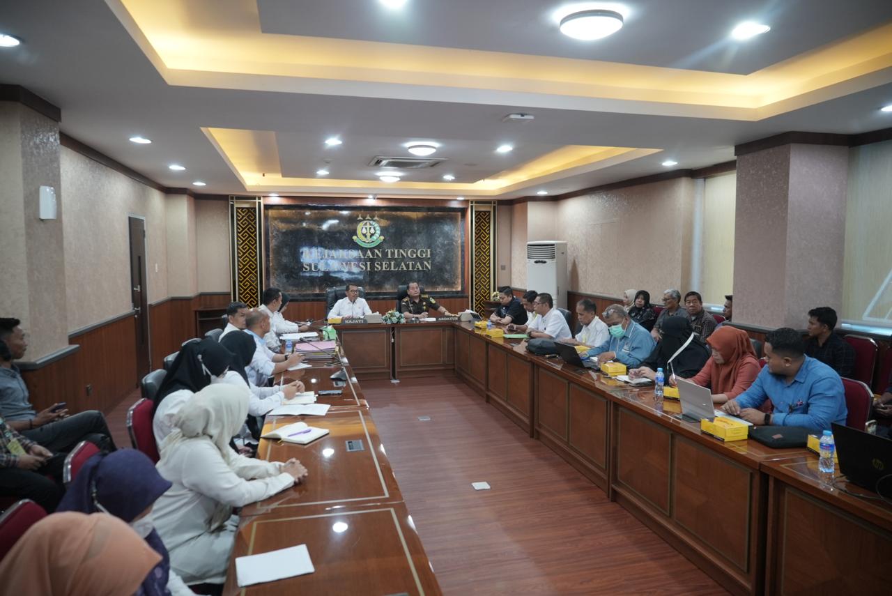 Kejati Sulsel Kick-Off Meeting Pendampingan Hukum Program Cetak Sawah Prioritas Nasional Tahun 2025