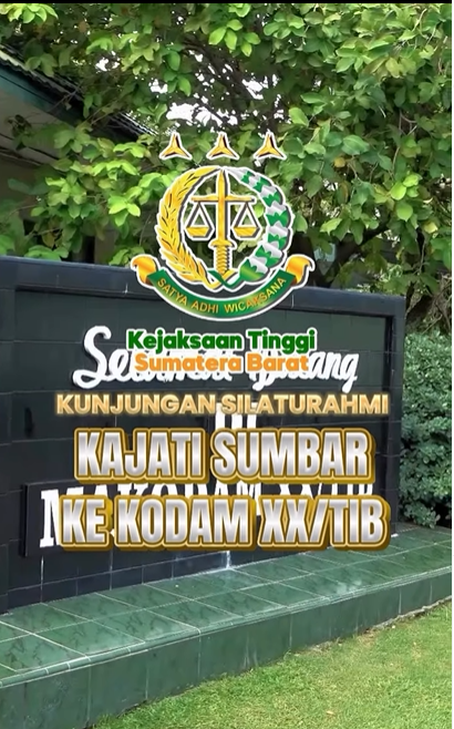 kunjungan silaturahmi ke Markas Komando Daerah Militer XXTuanku Imam Bonjol