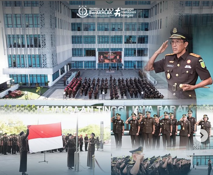 peringatan hari pahlawan nasional tahun 2025 kajati jabar mengajak untuk terus melanjutkan perjuangan para pahlawan  dengan cara kita bekerja lebih keras berpikir lebih jernih dan  melayani lebih tulus