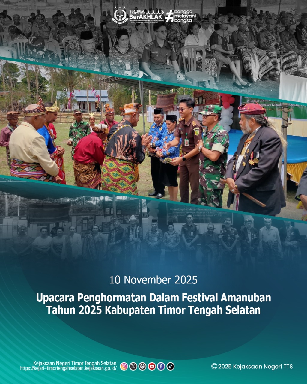 Upacara Penghormatan dan Festival Amanuban Kab TTS