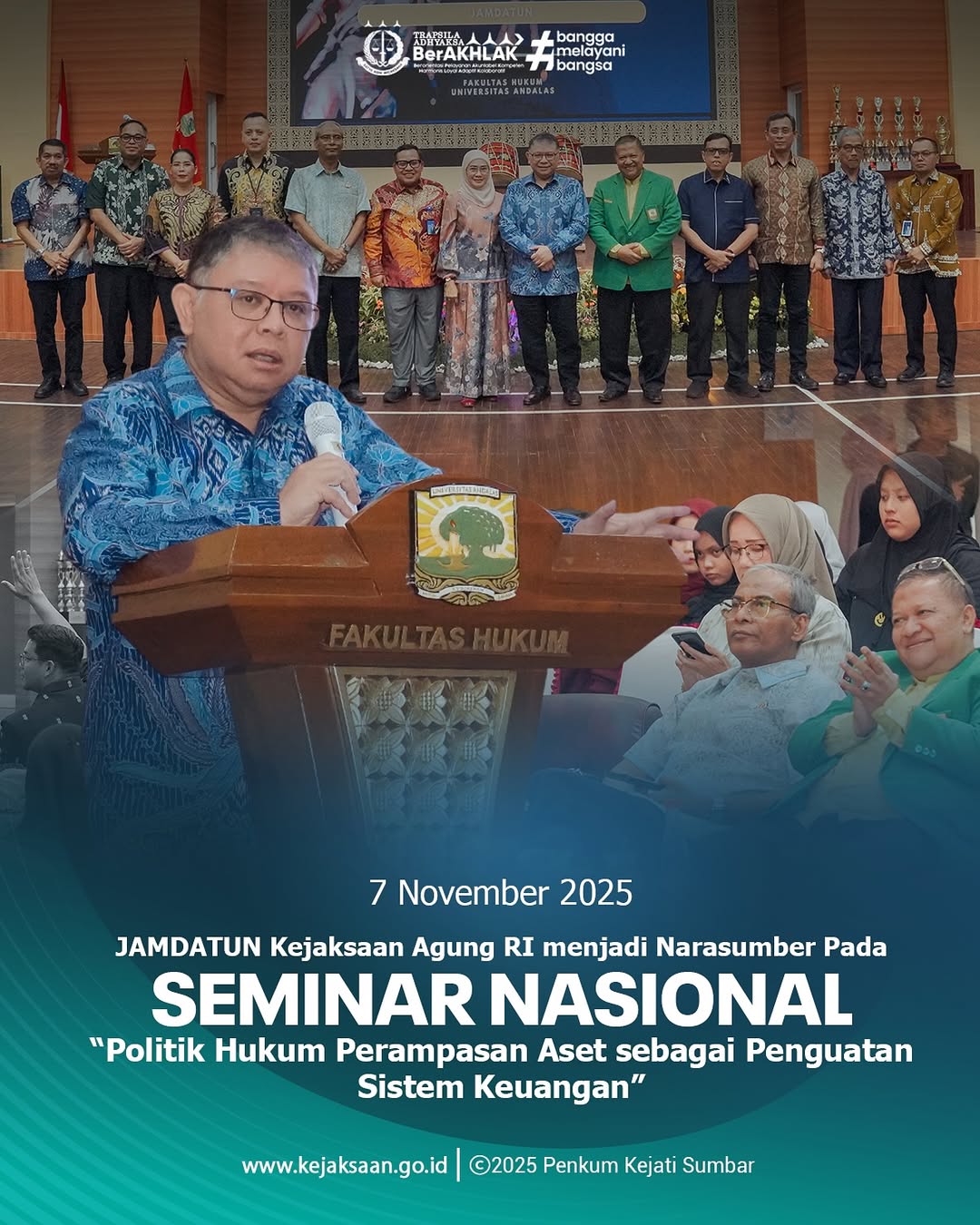JAM Datun Gelar Seminar Nasional bertajuk “Politik Hukum Perampasan Aset sebagai Penguatan Sistem Keuangan