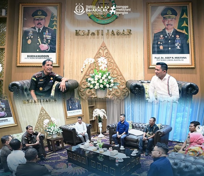 Jalin Silaturahmi dan Sinergi Kajati Jabar Menyambut Baik Atas Kunjungan Ketua KPU Provinsi Jawa Barat