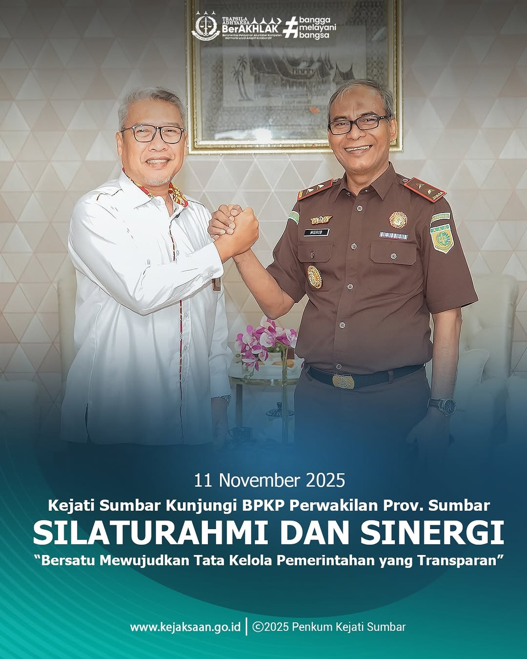 kunjungan silaturahmi ke Badan Pengawasan Keuangan dan Pembangunan BPKP) Perwakilan Provinsi Sumatera Barat