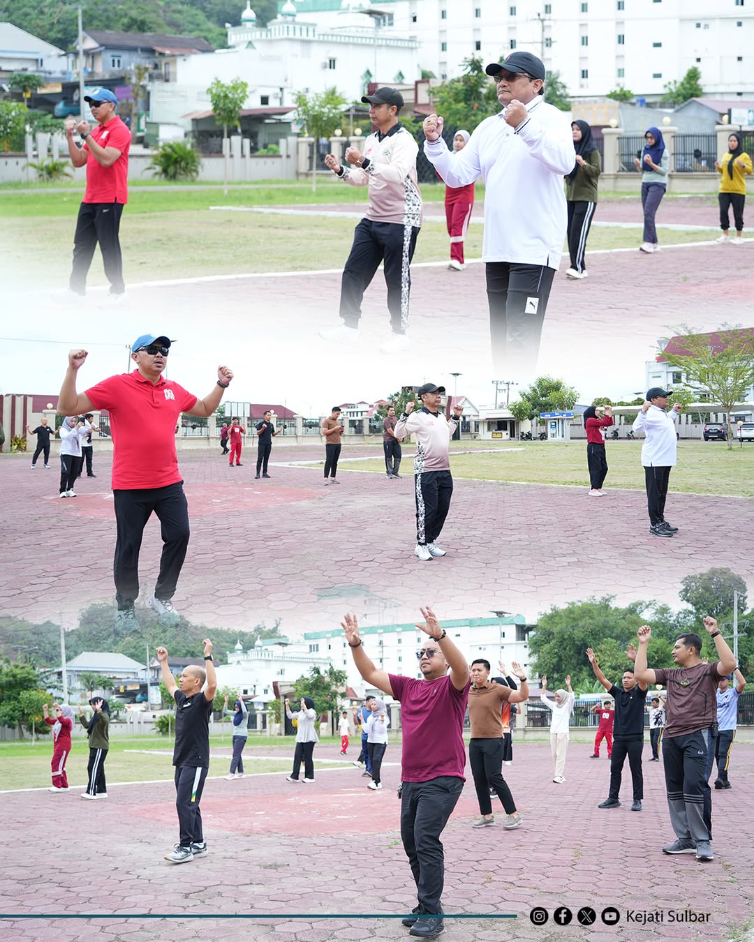 Senam Sehat jajaran Kejaksaan Tinggi Sulawesi Barat