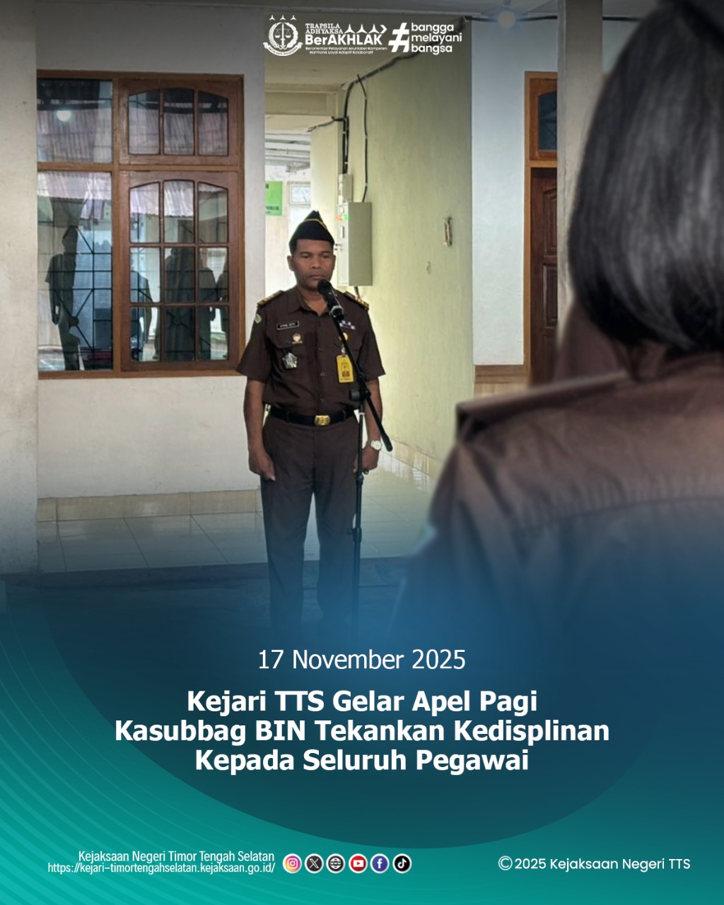 Apel Pagi Senin 17 November 2025