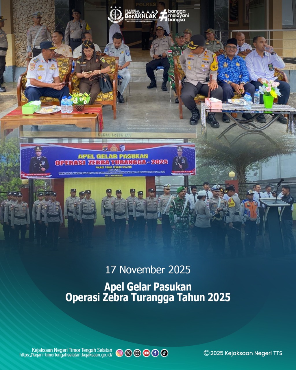 Apel Gelar Pasukan Operasi Kepolisian Kewilayahan Zebra Turangga 2025
