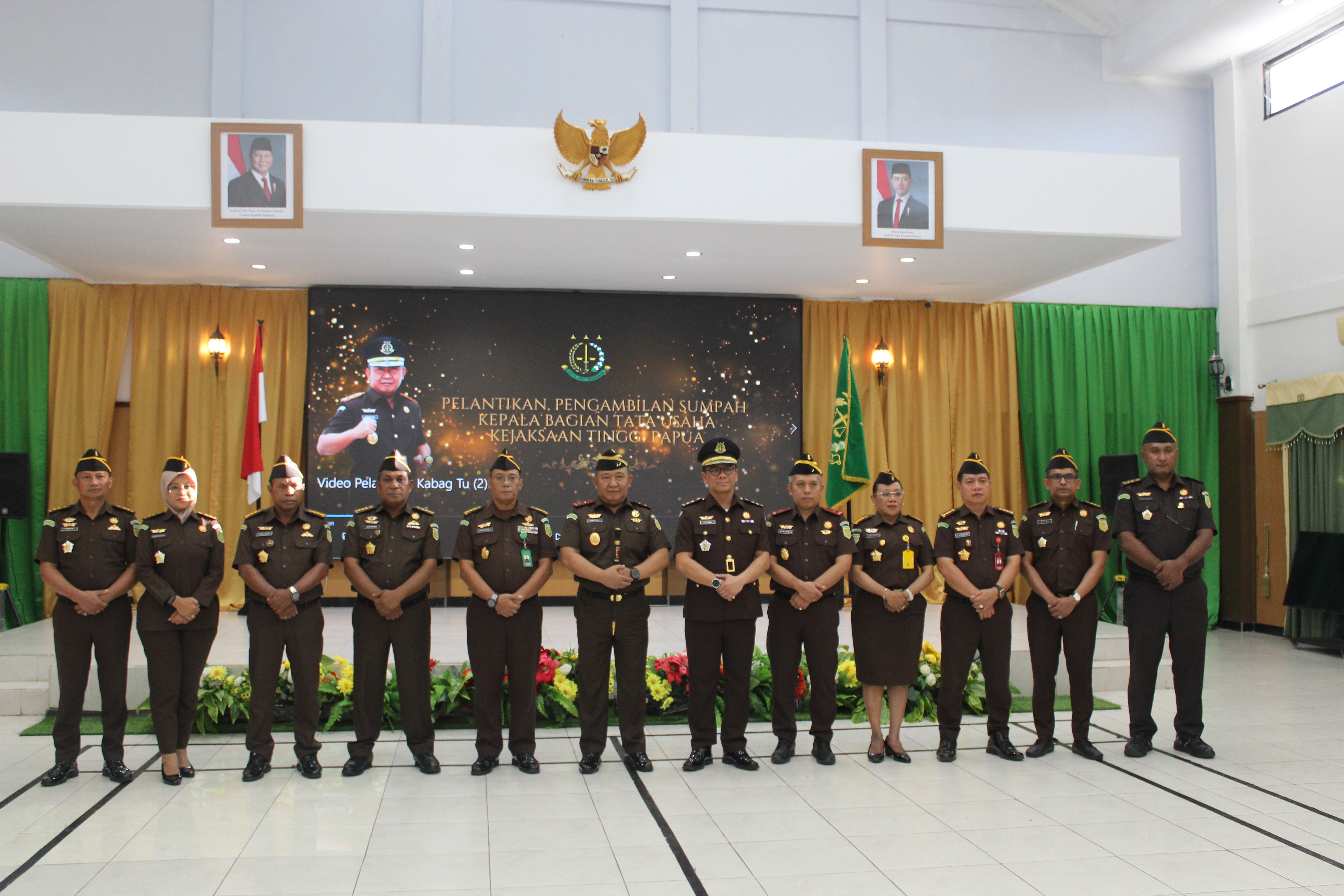 PELANTIKAN KEPALA BAGIAN TATA USAHA KEJATI PAPUA