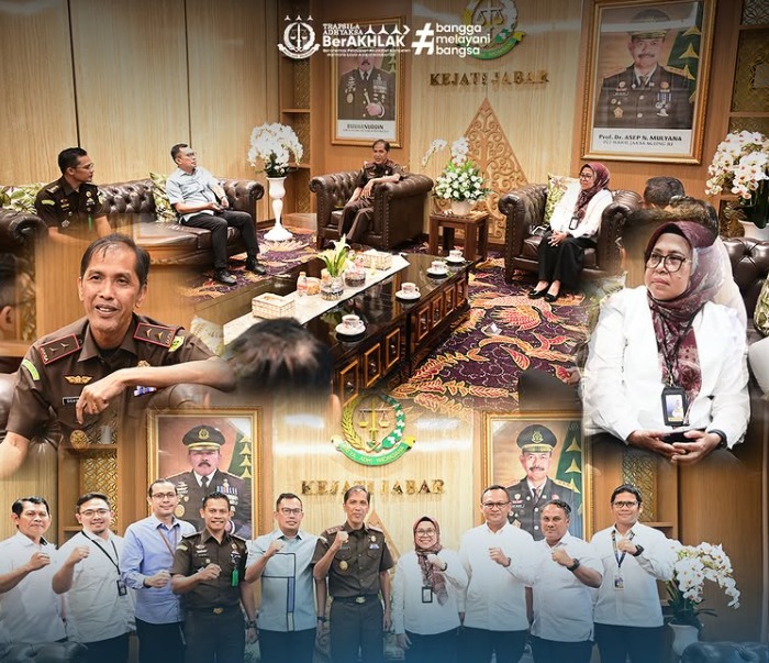 Penguatan Koordinasi Kajati Jabar Terima Kunjungan silaturahmi dari Kepala BBPJN DKI–Jabar dan Kepala BBWS