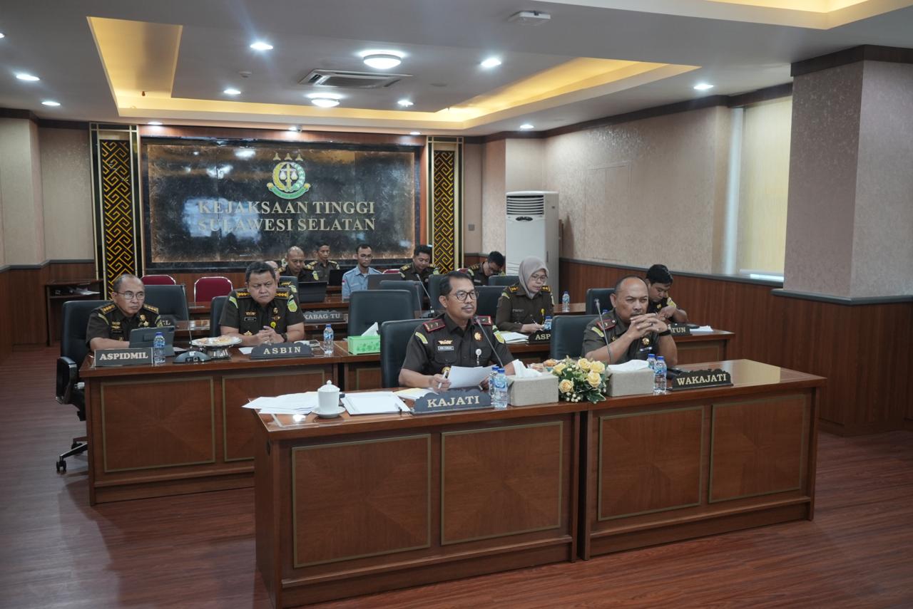 Kajati Sulsel Tekankan Percepatan Penyerapan Anggaran Akhir Tahun dan Persiapan Hakordia 2025