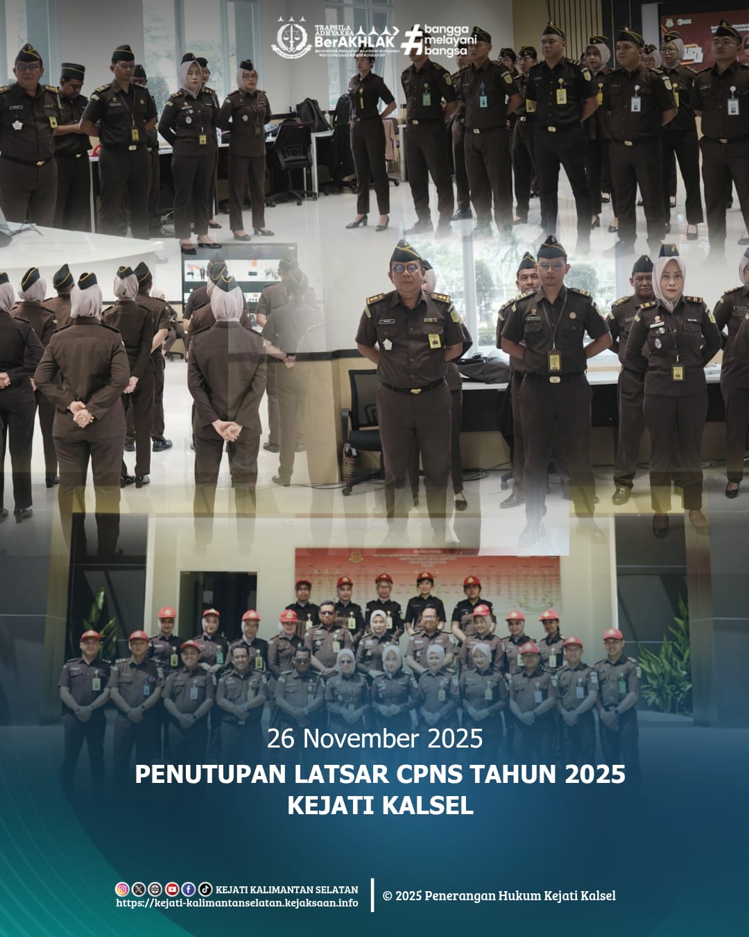 Penutupan Latsar CPNS Kejaksaan Tinggi Kalimantan Selatan