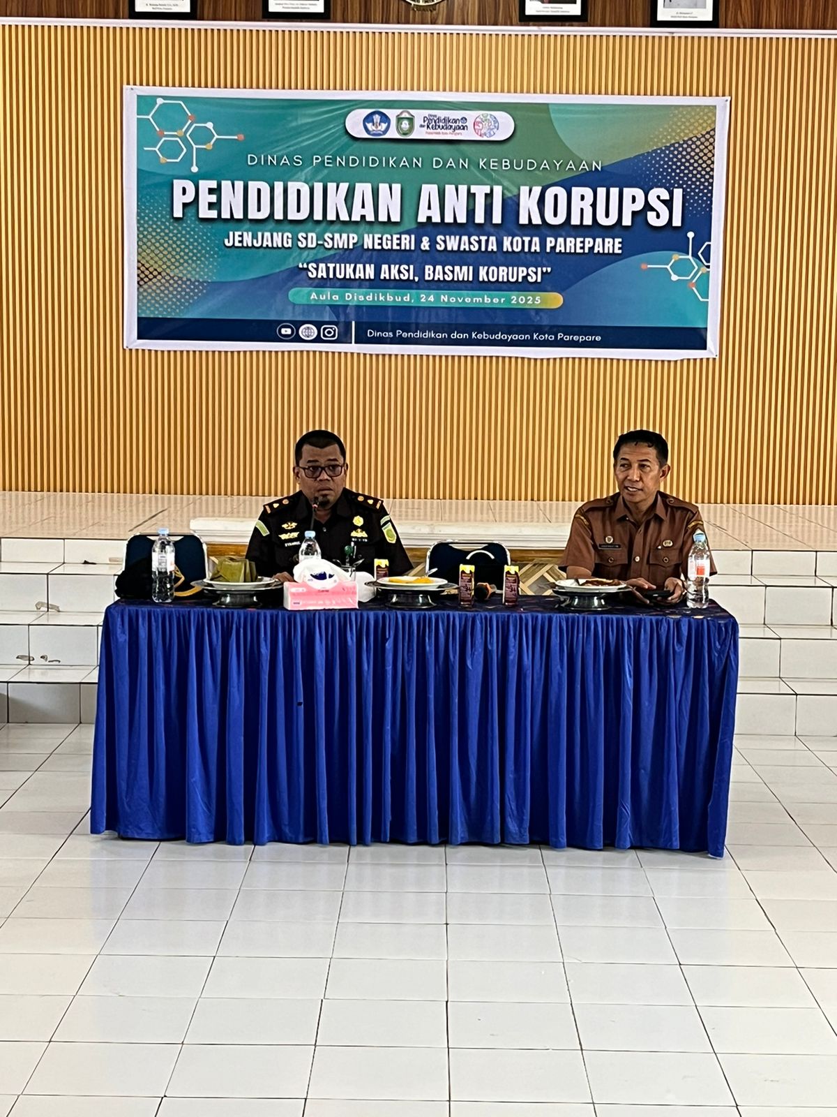 Kejaksaan Negeri Parepare Gelar Pendidikan Anti Korupsi bagi Kepala Sekolah SD dan SMP
