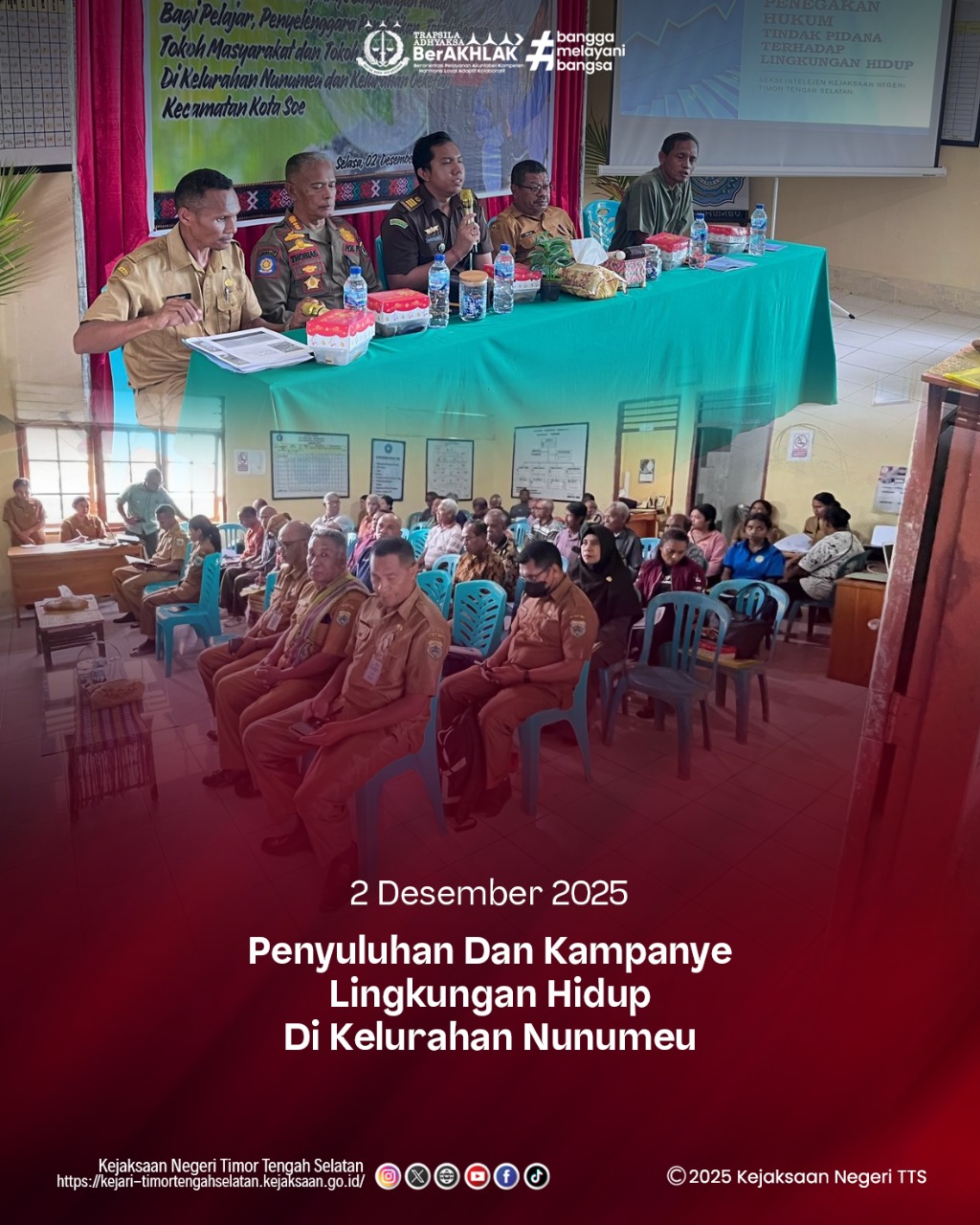 kegiatan Penyuluhan dan Kampanye Lingkungan Hidup di Kelurahan Nunumeu