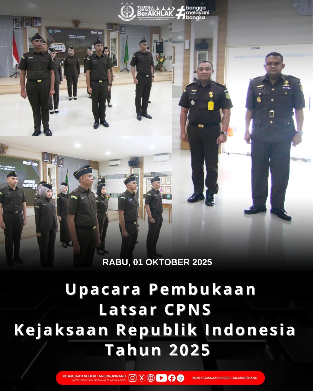 Upacara Pembukaan Latsar CPNS Kejaksaan Republik Indonesia Tahun 2025