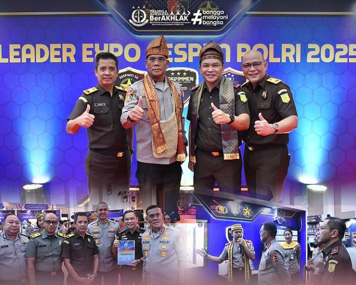 Wakajati Jabar Dr Taufan Zakaria SH MH menghadiri acara Leader Ekspo Peserta Didik Sespimti Dikreg ke - 34 Gelombang 2 Sespimmem Polri Dikreg ke-65 Gelombang 2 dan SPPK Angkatan ke-2 Tahun Anggaran 2025