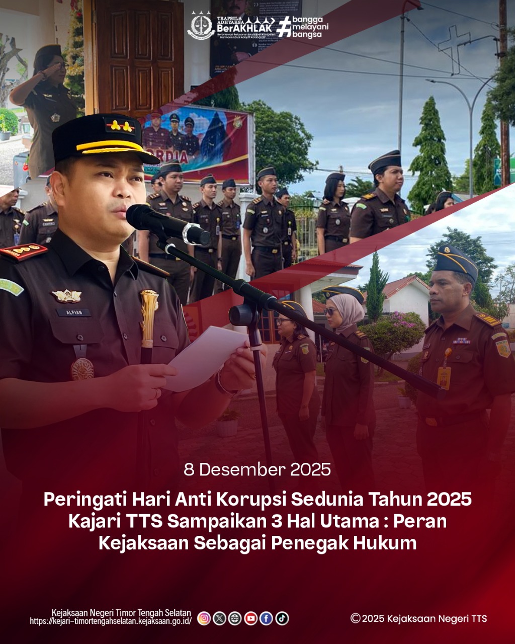 upacara Peringatan Hari Anti Korupsi Sedunia HAKORDIA)