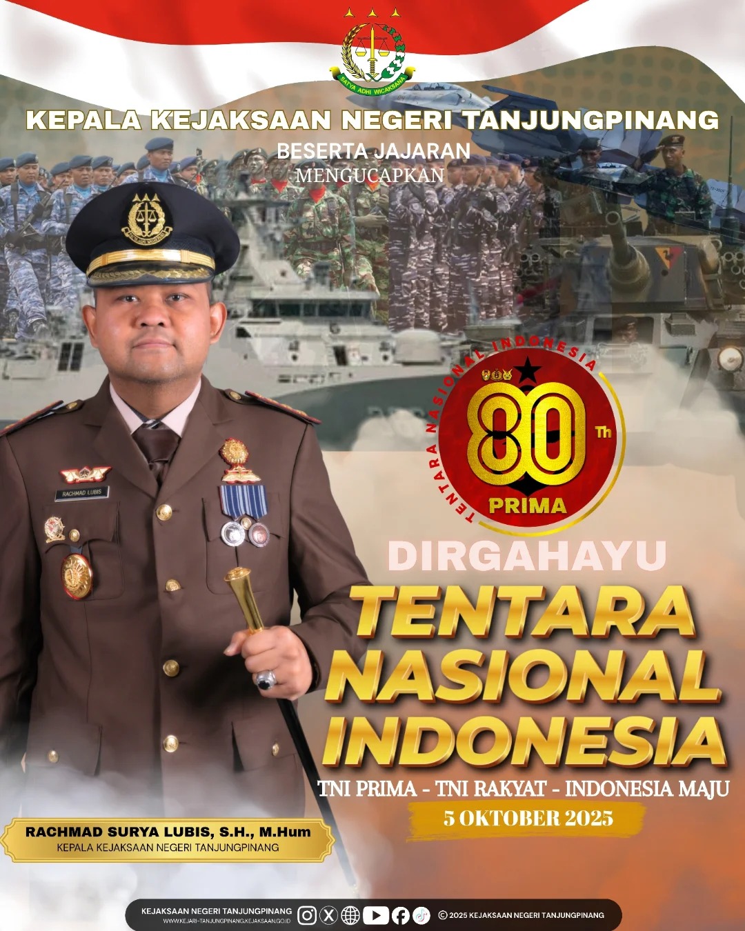 Dirgahayu Tentara Nasional Indonesia Ke-80