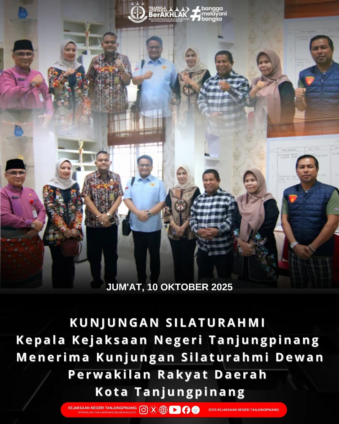 Kunjungan Silaturahmi Dewan Perwakilan Rakyat Daerah Kota Tanjungpinang