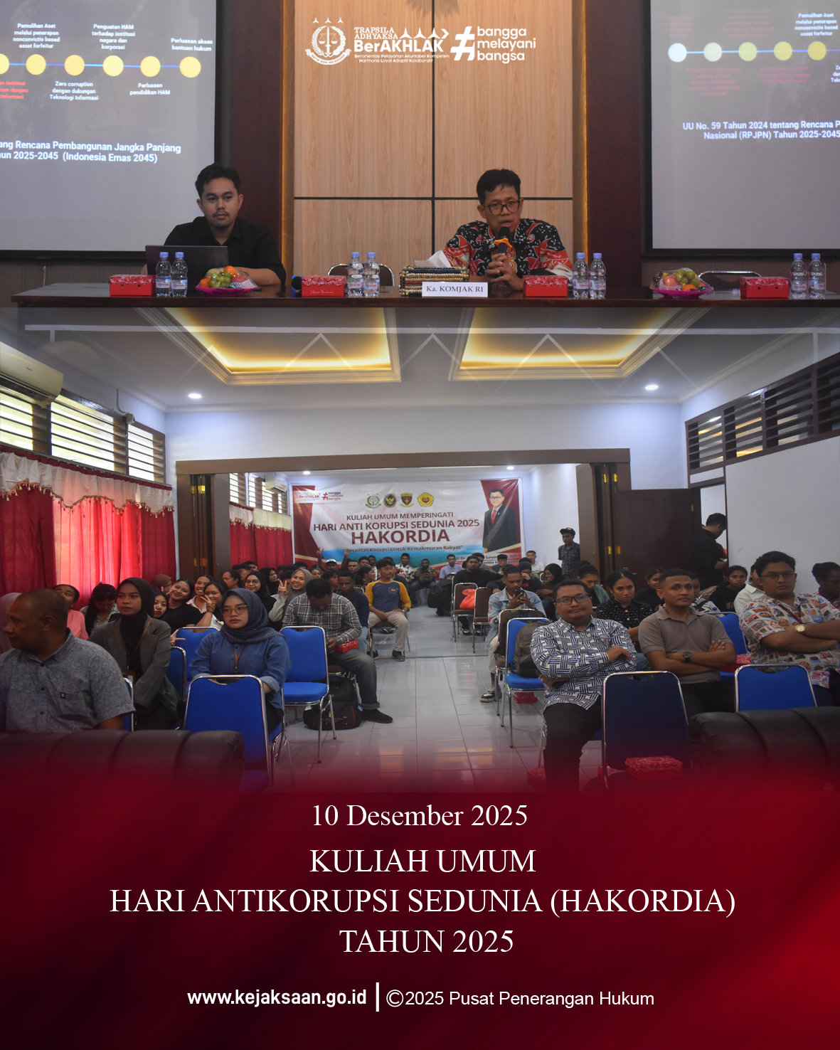 KEJATI PAPUA GELAR KULIAH UMUM  HAKORDIA 2025 BERSAMA UNIVERSITAS CENDERAWASIH