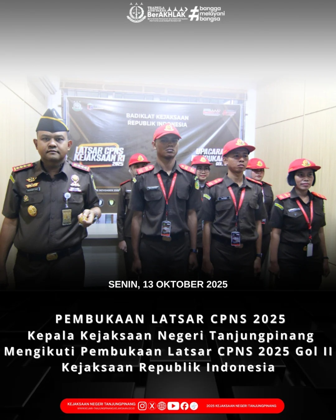Pembukaan Latsar CPNS 2025 Gol II Kejaksaan Republik Indonesia