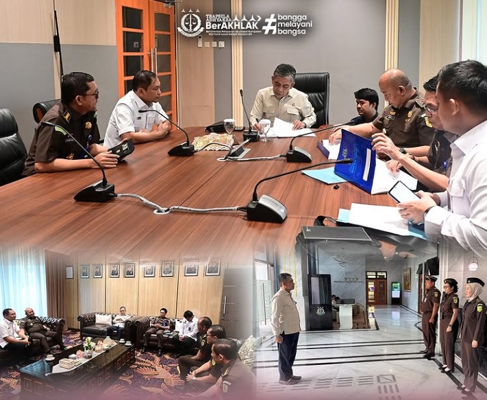 Wakajati Jabar menerima Kunjungan dari Komisi Kejaksaan Republik Indonesia Komjak RI) dan Jaksa Agung Muda Bidang Pengawasan Jamwas) Kejaksaan RI