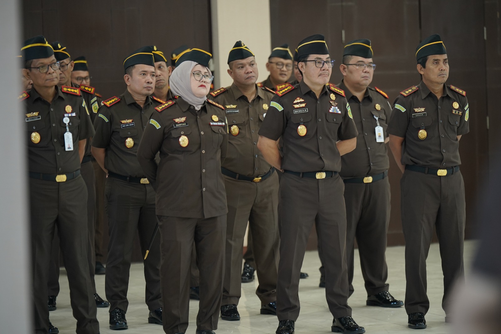 Kajari Kepulauan Hadiri Serah Terima Jabatan dan Pelantikan Aswas dan Kajari di Wilayah Hukum Kejati Sulawesi Selatan