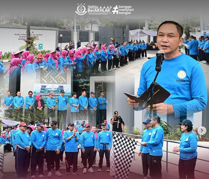 Memperkuat Solidaritas dan Semangat Kekeluargaan Wakajati Jabar Buka Jalan Sehat dan Lomba Tenis Meja Dalam Rangka HUT KBPA Daerah Jawa Barat Tahun 2025