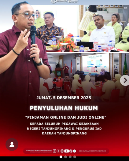 Penyuluhan Hukum dengan tema “Pinjaman Online dan Judi Online