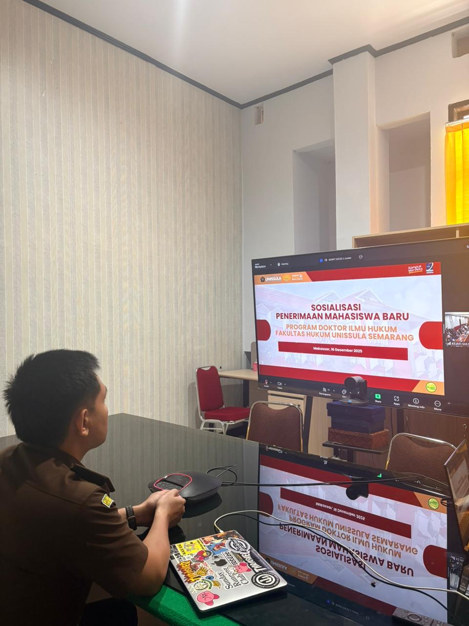 Sosialisasi Promosi Penerimaan Mahasiswa Baru Magister S2 Kenotariatan Fakultas Hukum Unissula Tahun Ajaran 2025 sd 2026