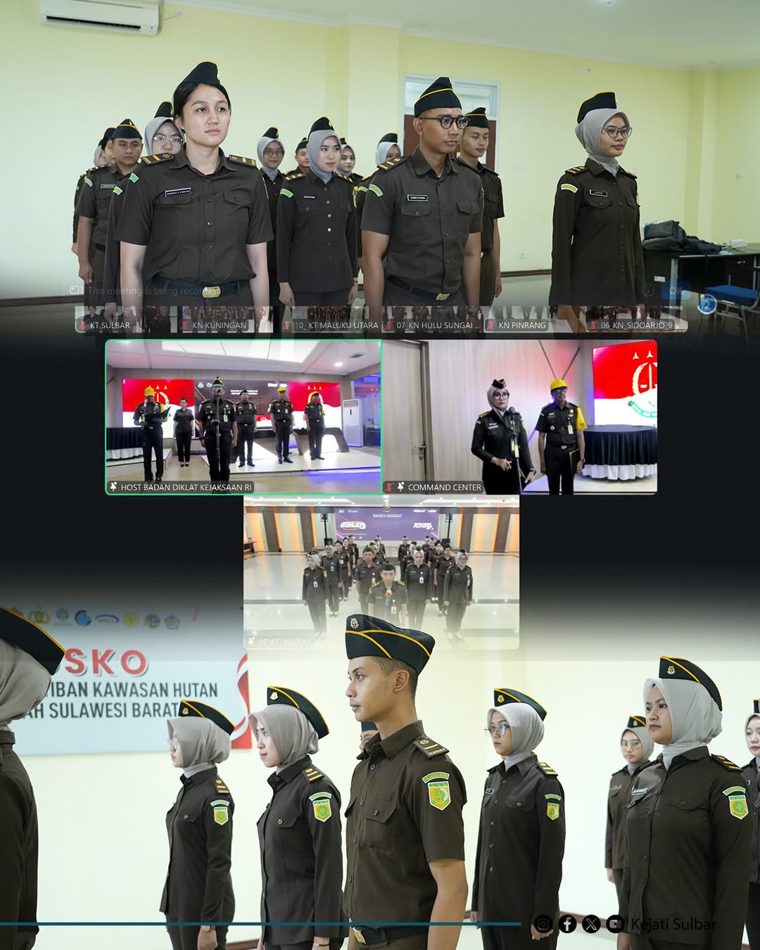 Penutupan Pelatihan Dasar CPNS Golongan III Angkatan 82 dan 83 Kejaksaan Republik Indonesia Wilayah Kejaksaan Tinggi Sulawesi Barat Tahun 2025