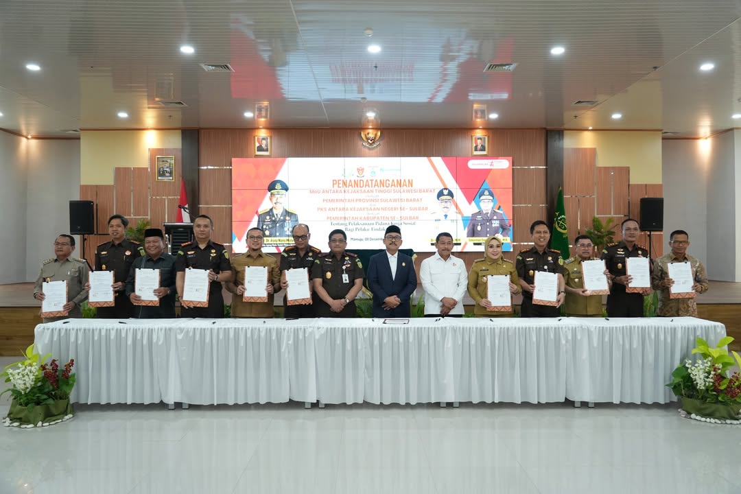 TANDA TANGANI MEMORANDUM OF UNDERSTANDING MoU) PIDANA KERJA SOSIAL