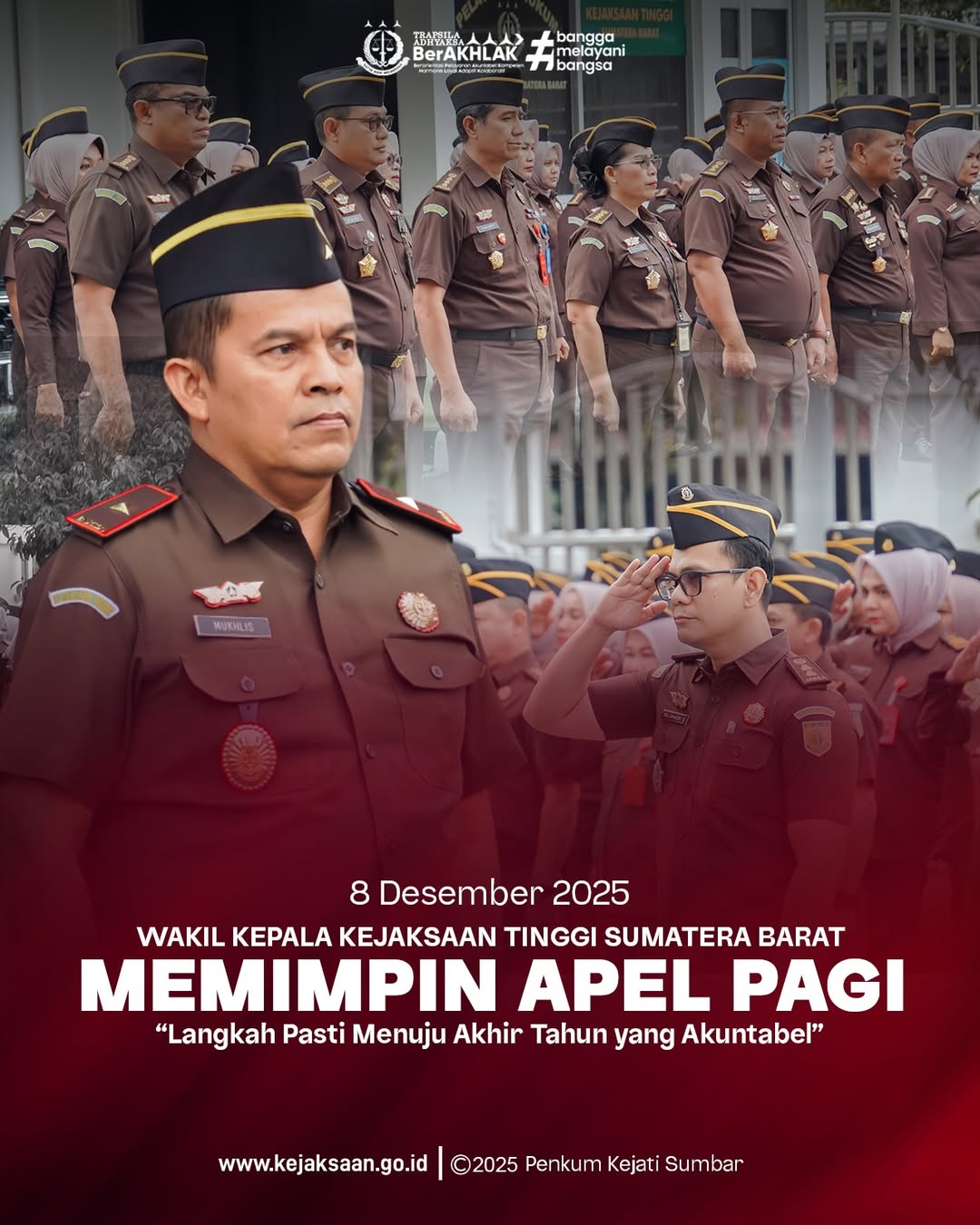 Wakajati Memimpin Apel Pagi