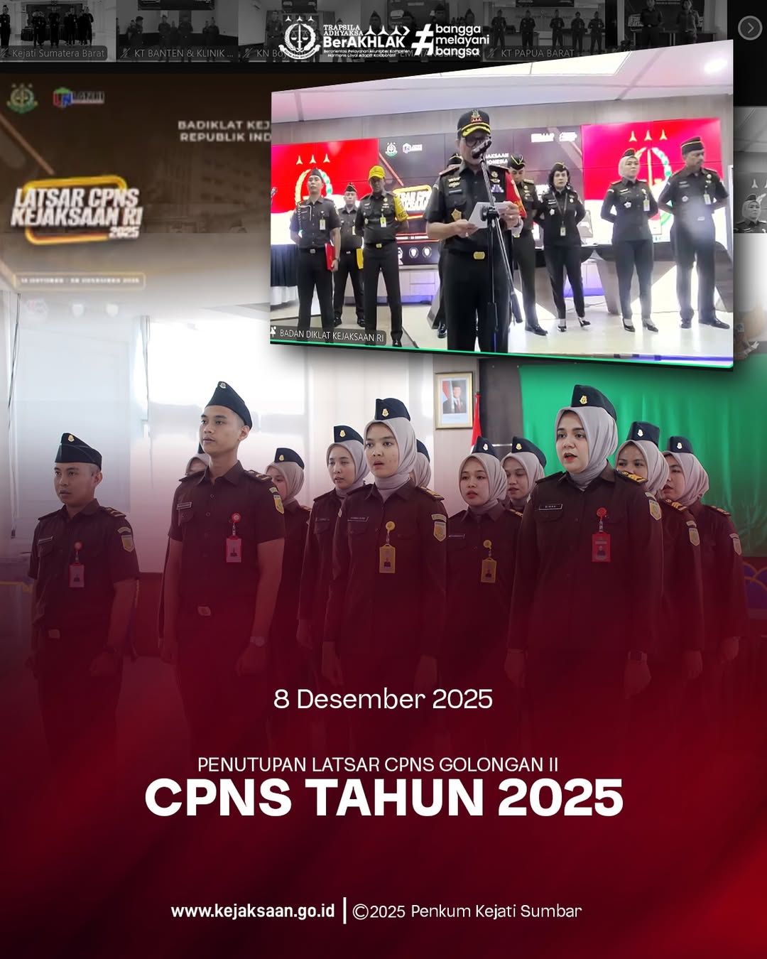 Penutupan latsar golongan II CPNS Tahun 2025