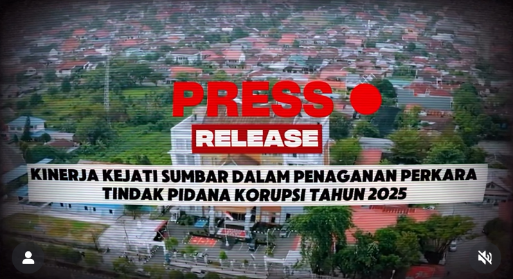 Press Release kinerja penanganan perkara Tindak Pidana Korupsi Tahun 2025