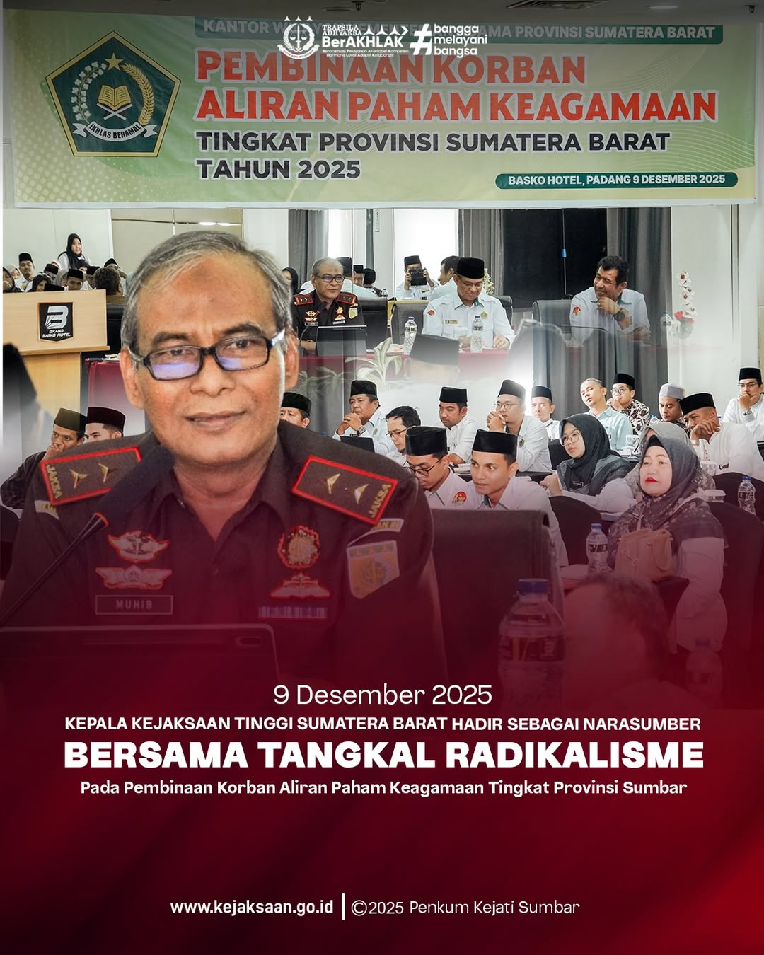 Kementerian Agama Provinsi Sumatera Barat melaksanakan Kegiatan Pembinaan Korban Aliran Paham Keagamaan Tingkat Provinsi Sumatera Barat Tahun 2025