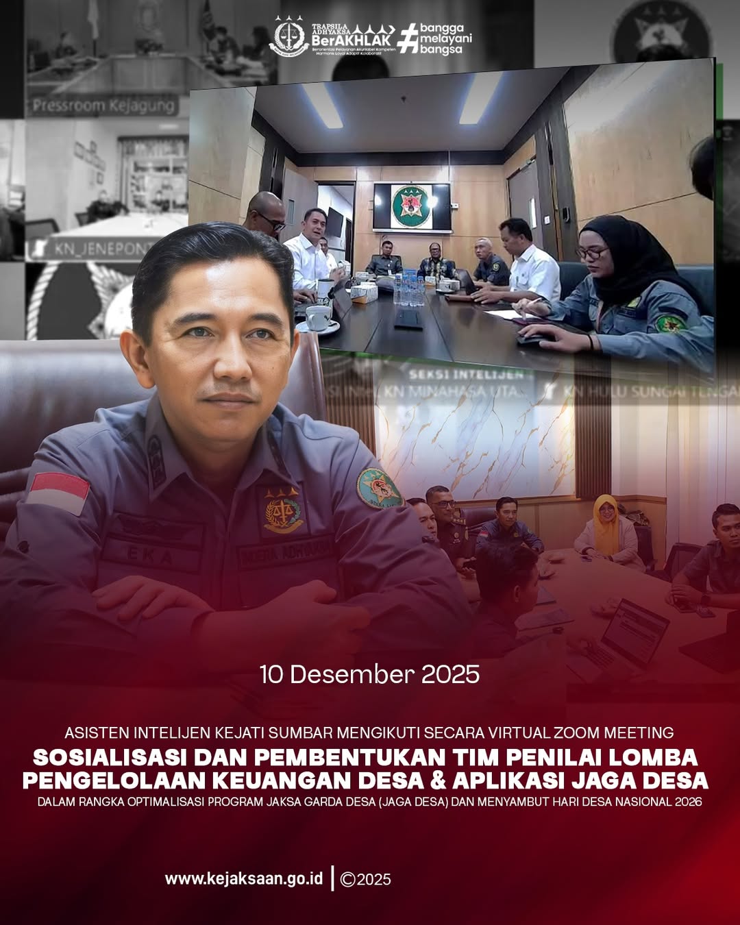 Sosialisasi dan Pembentukan Tim Penilai Lomba Pengelolaan Keuangan Desa  Aplikasi Jaga Desa dalam rangka optimalisasi Program Jaksa Garda Desa JAGA Desa) serta menyambut Hari Desa Nasional Tahun 2026