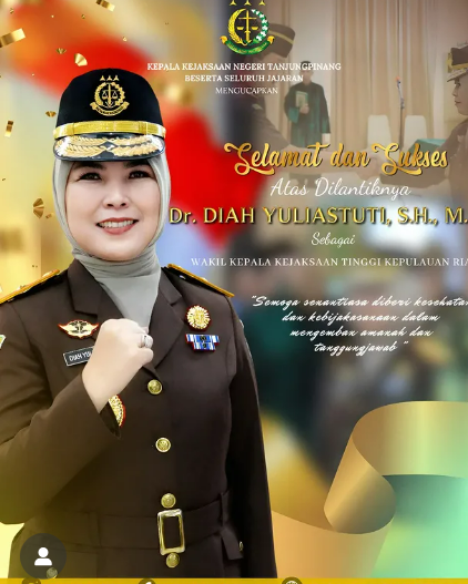 Selamat dan Sukses Atas Pelantikan Wakil Kepala Kejaksaan Tinggi Kepulauan Riau