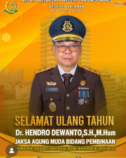 Selamat Ulang Tahun Jaksa Agung Muda Bidang Pembinaan