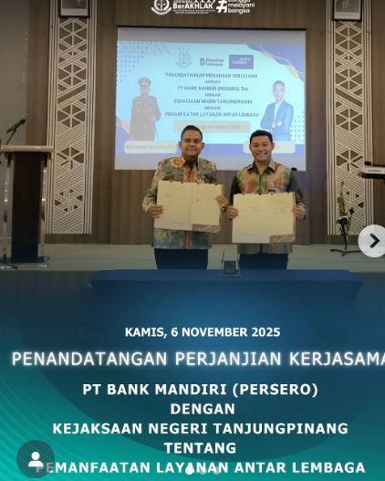 Penandatanganan Perjanjian Kerjasama