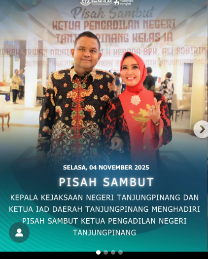 Pisah Sambut Ketua Pengadilan Negeri Tanjungpinang