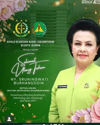 Selamat Ulang Tahun Ketua Umum Ikatan Adhyaksa Dharmakarini