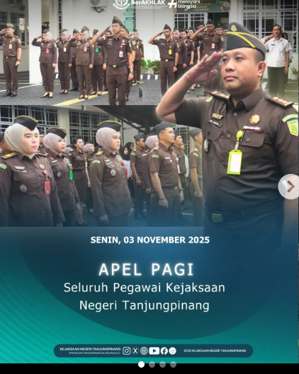 Apel Kerja Rutin Kejaksaan Negeri Tanjungpinang